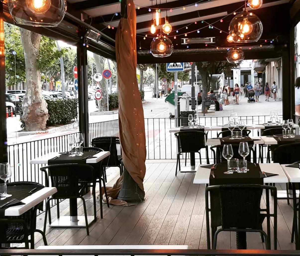 Terrassa del restaurant La Raclette